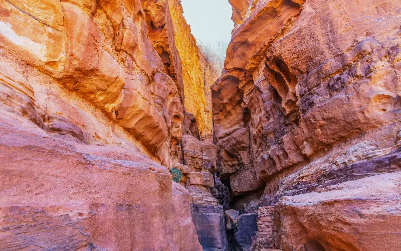 Wadi Rum Desert, Jordan. Khazali canyon