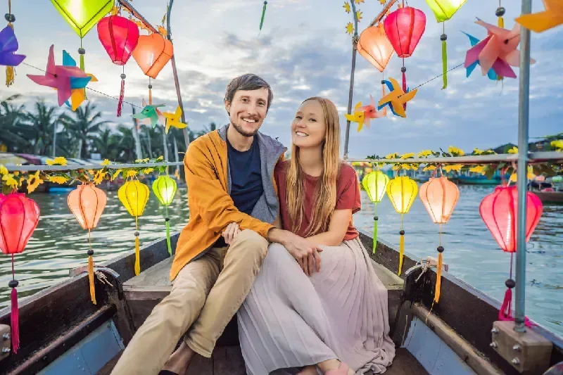 Couple in Hoi An ancient Town