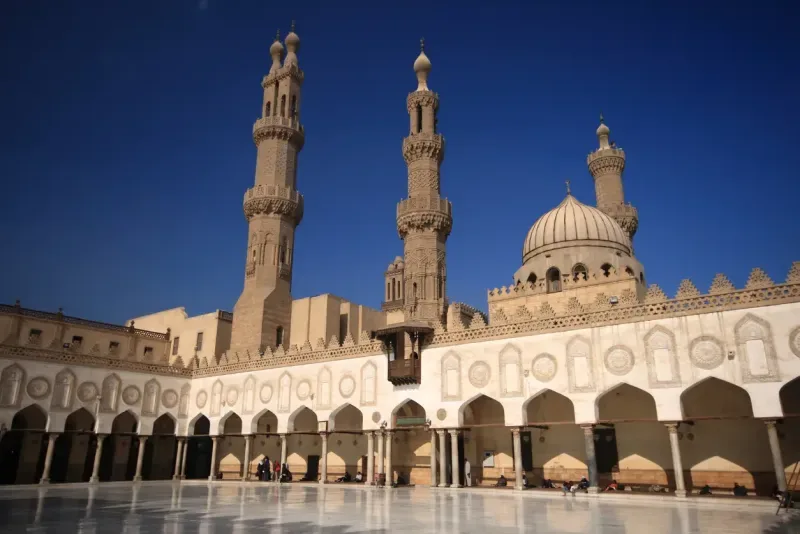 La mezquita Al-Azhar en El Cairo, Egipto