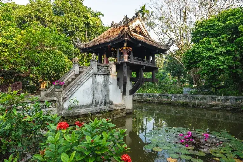 One Pillar Pagoda in Hanoi