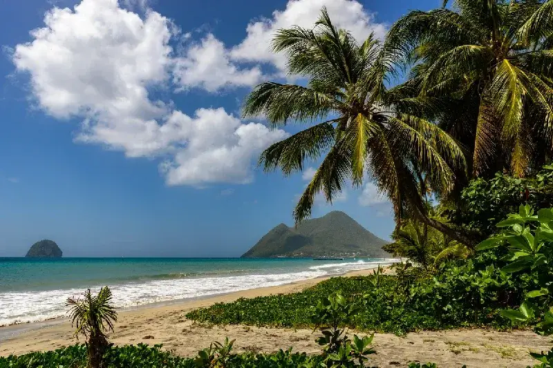 Le Diamant Strand in Martinique 2015, Karibik