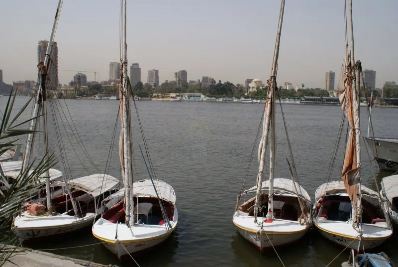 Felucca on the Nile River, Cairo