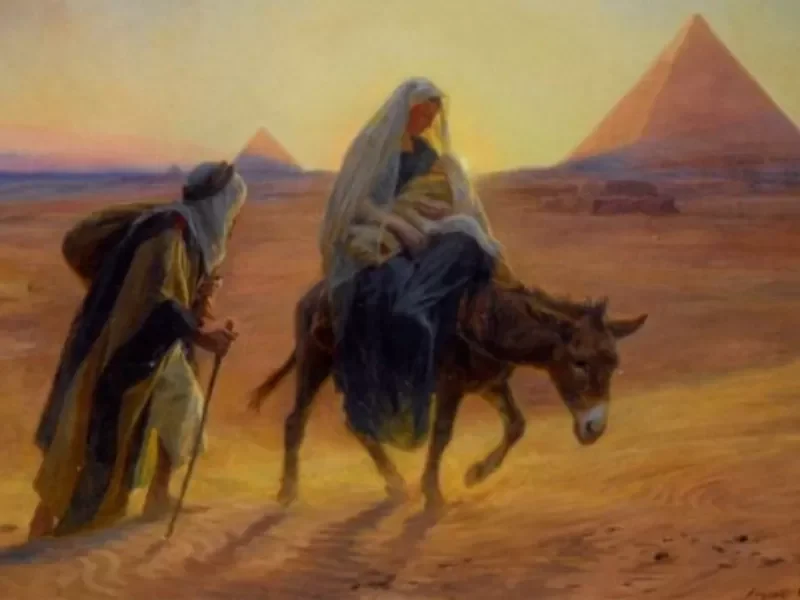 la sainte famille en egypte