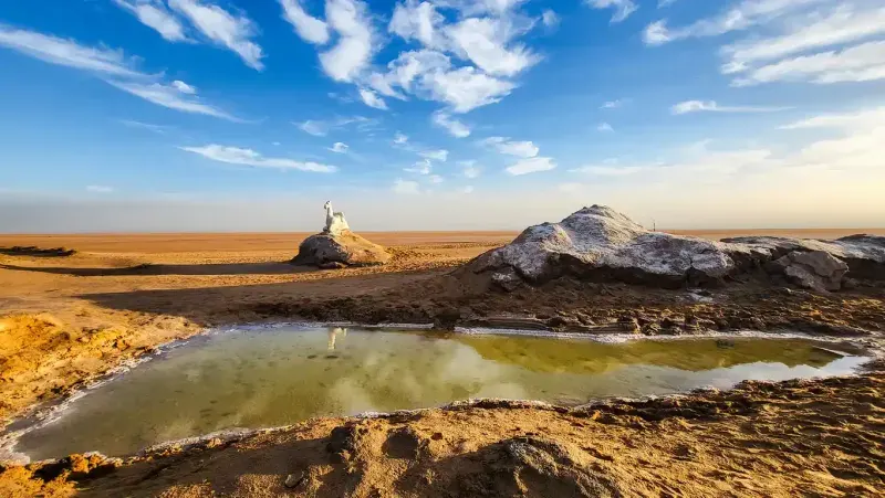 Salt lake, Tozeur