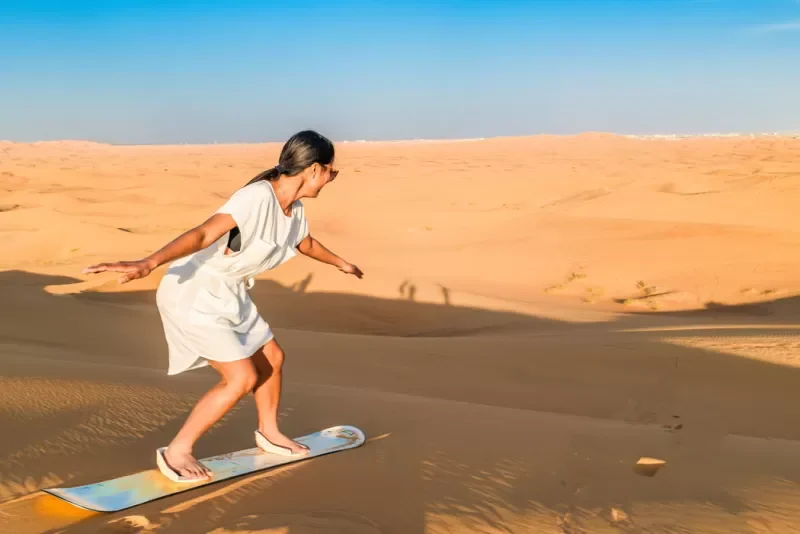 Sandboarding en las dunas