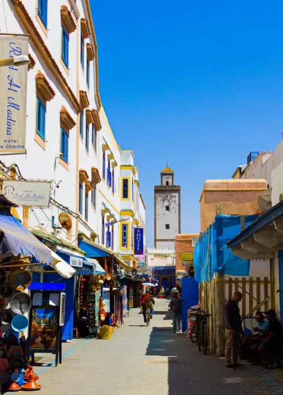 A mosque in the old medina in Essaouira city