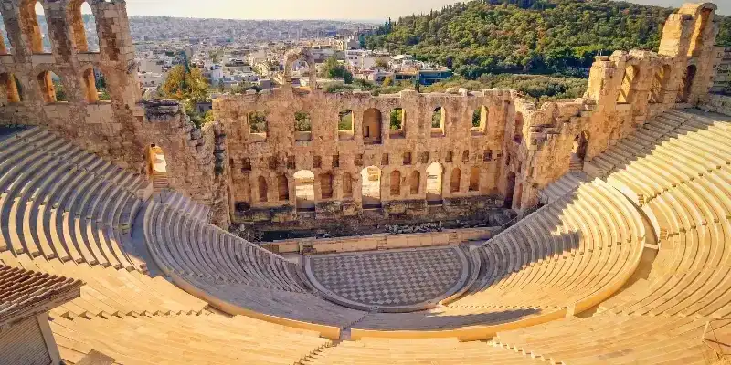 Teatro de Dioniso en Atenas, Grecia