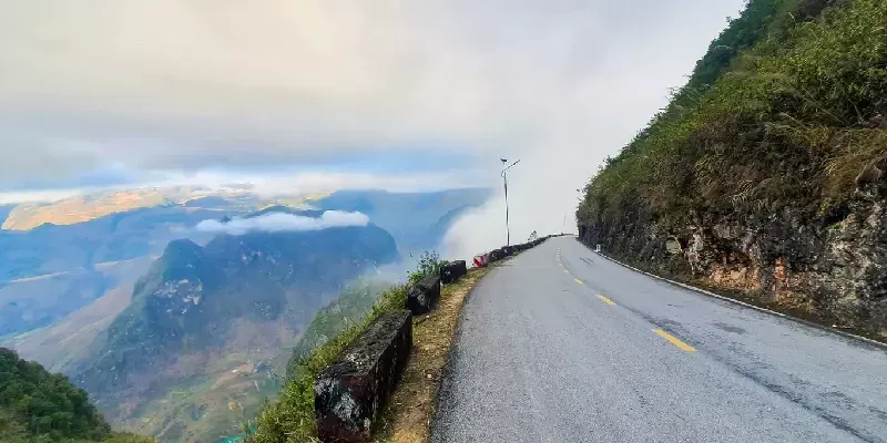 Paisaje del Paso Ma Pi Leng en la provincia de Ha Giang, Vietnam.