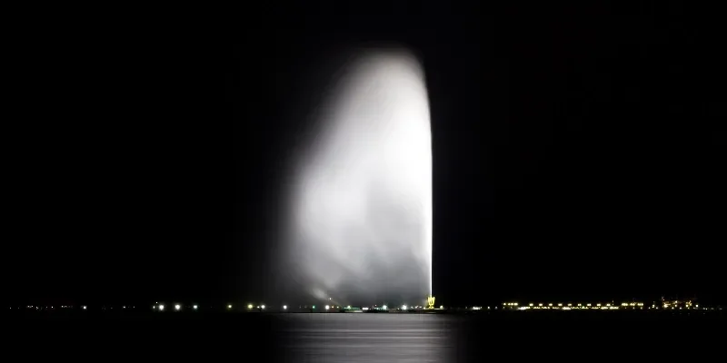  Fuente del Rey Fahd, Yeddah, Arabia Saudita. 