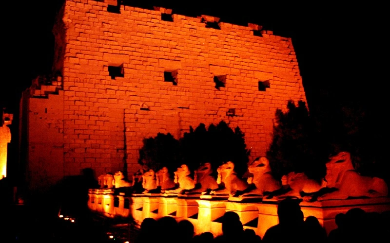 Sound and Light Show at Karnak Temple