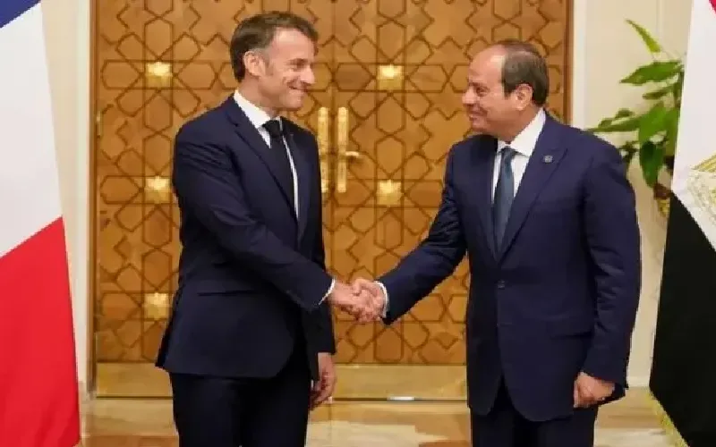 Macron en Égypte
