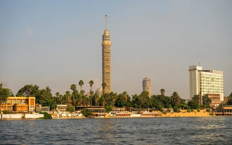Cairo skyline featuring the iconic Cairo Tower