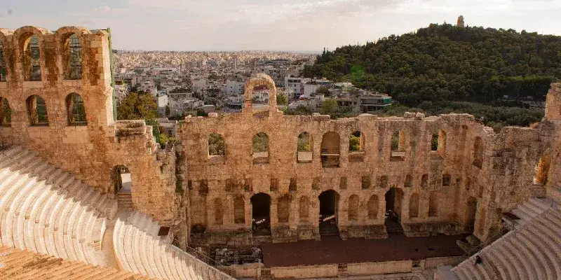 Teatro de Dioniso en Atenas, Grecia
