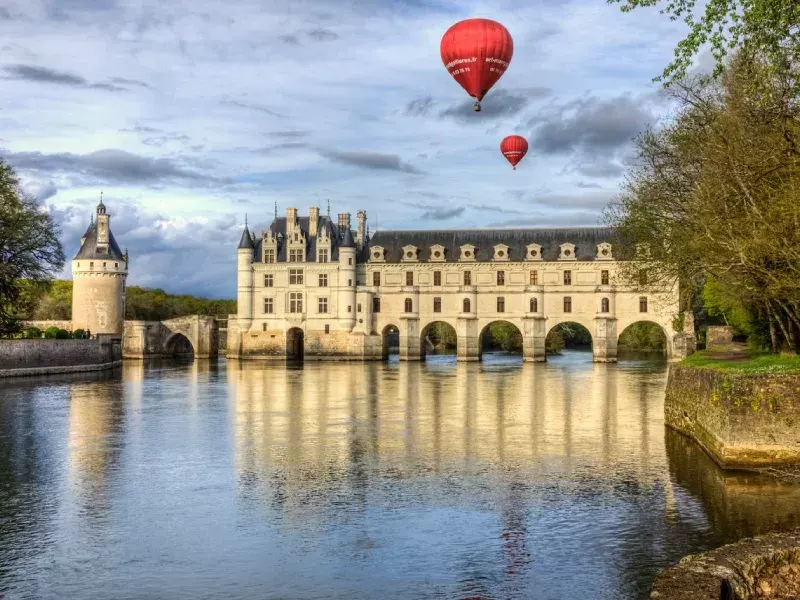 Promenade en montgolfière