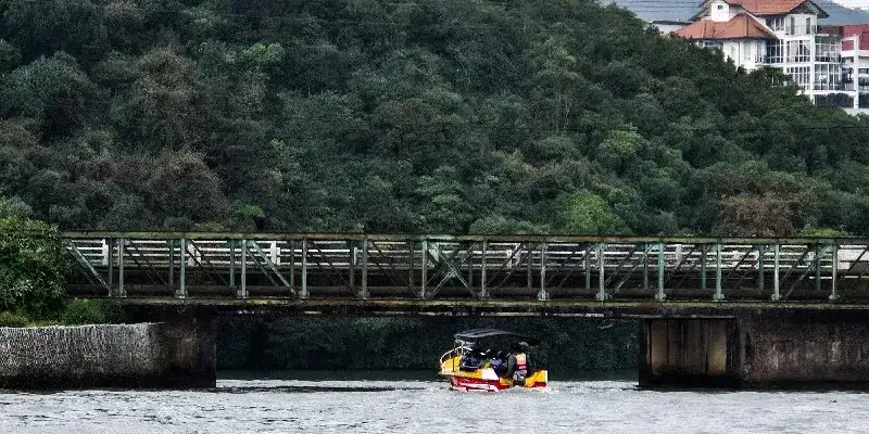 Lago Gregory, en Nuwara Eliya, Sri Lanka.