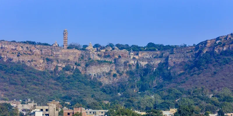 Fuerte histórico de Chittorgarh, Rajastán, India