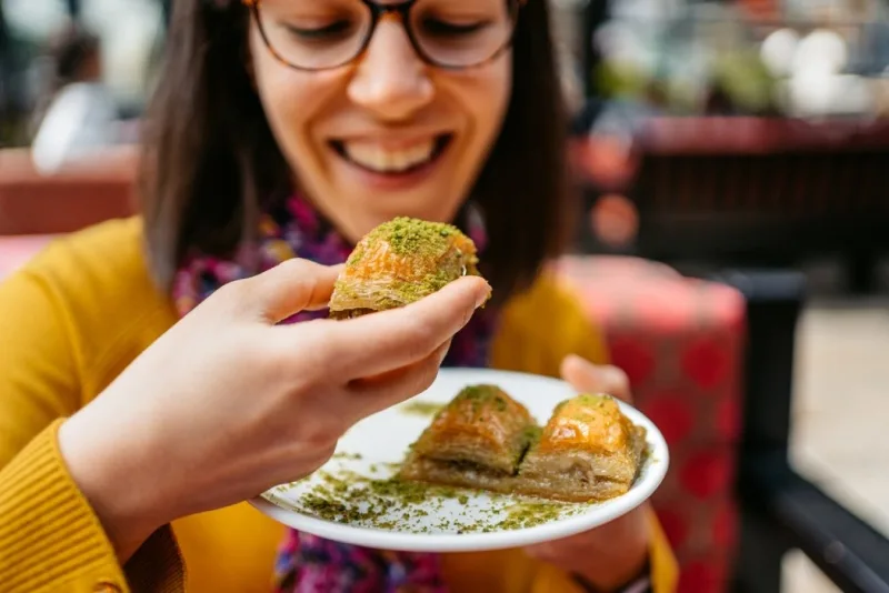 Baklava, Comida Turquia