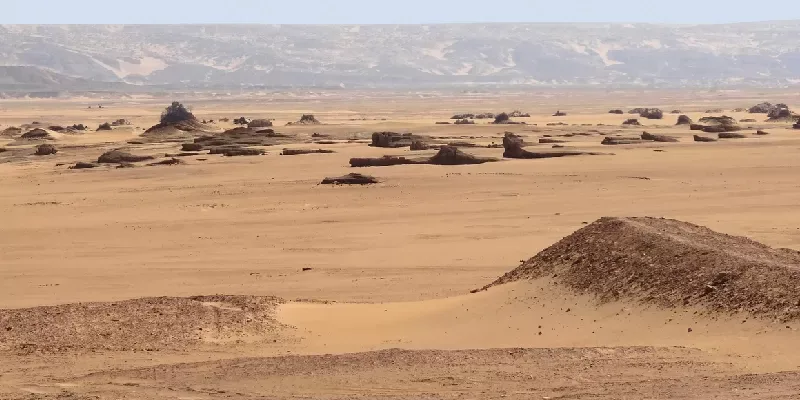 Zona histórica del oasis de Kharga en Egipto