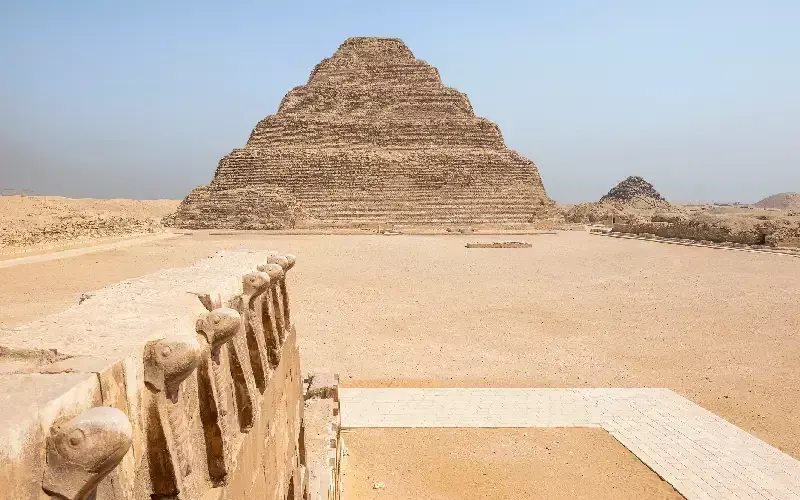 The stepped Pyramid of Djoser at Saqqara