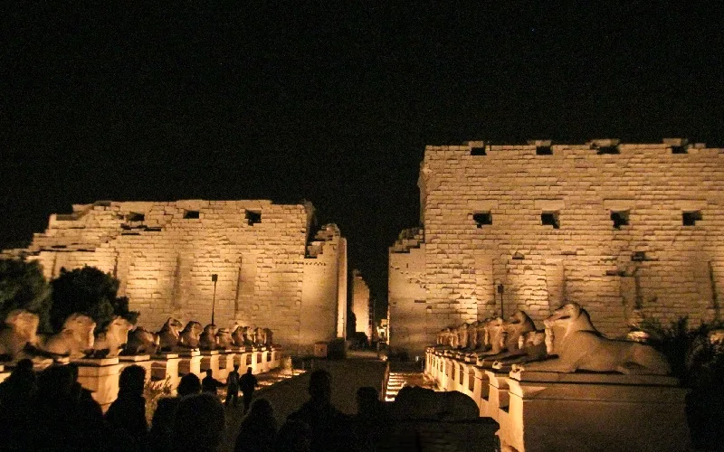 Sound and Light Show at Karnak Temple