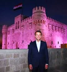 Macron en Égypte