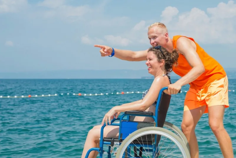 Red sea tours on wheelchair