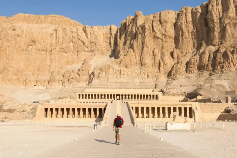 Senior Traveller in Egypt