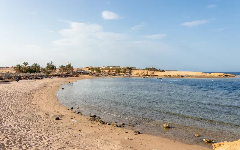Sharm El Naga beach in Egypt