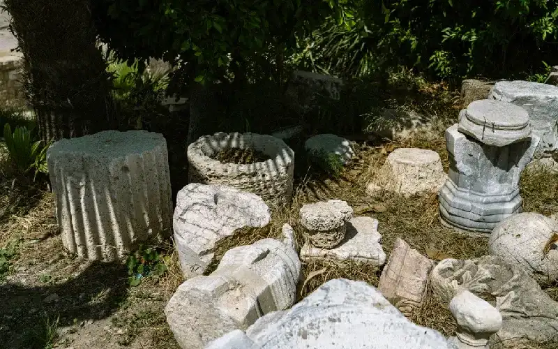 Ruins of the Roman amphitheatre of the II—IV centuries in Alexandria