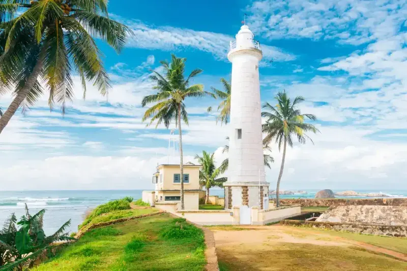 The iconic Galle Fort Lighthouse