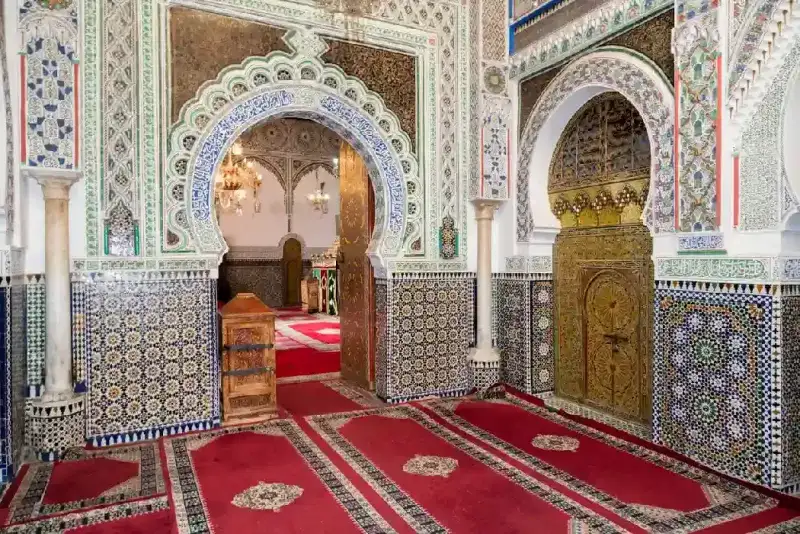 Mezquita Al Quaraouiyine en Fez, Marruecos