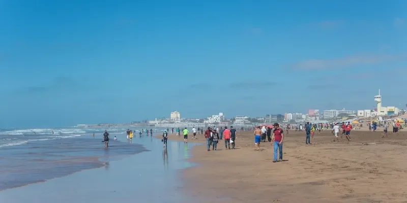 Playa Ain Diab, Casablanca, Marruecos.