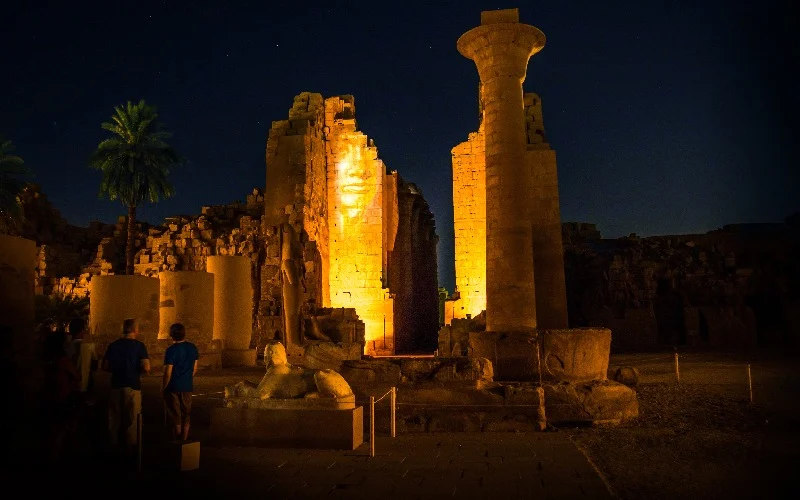 Sound and Light Show at Karnak Temple