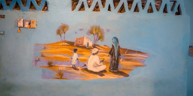 Aldeia Núbia em Aswan