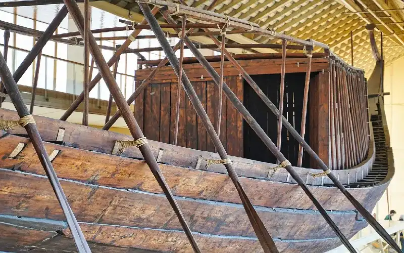 Khufu Solar Boat, Great Pyramid of Khufu,Giza,Cairo,Egypt