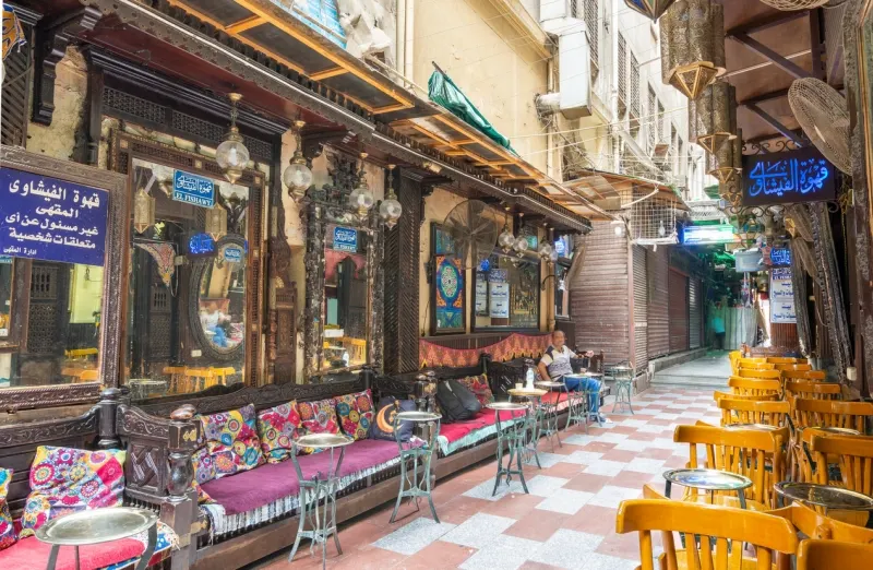 El Fishawi old cafe, Khan el-Khalili Cairo