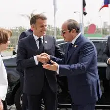 Macron en Égypte