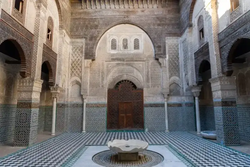 Inner courtyard of riad