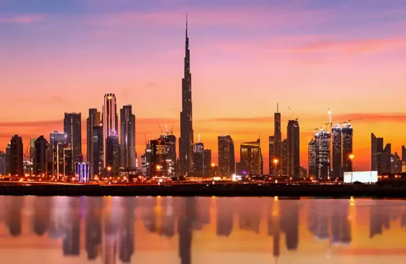dubai di notte , Dubai grattacieli