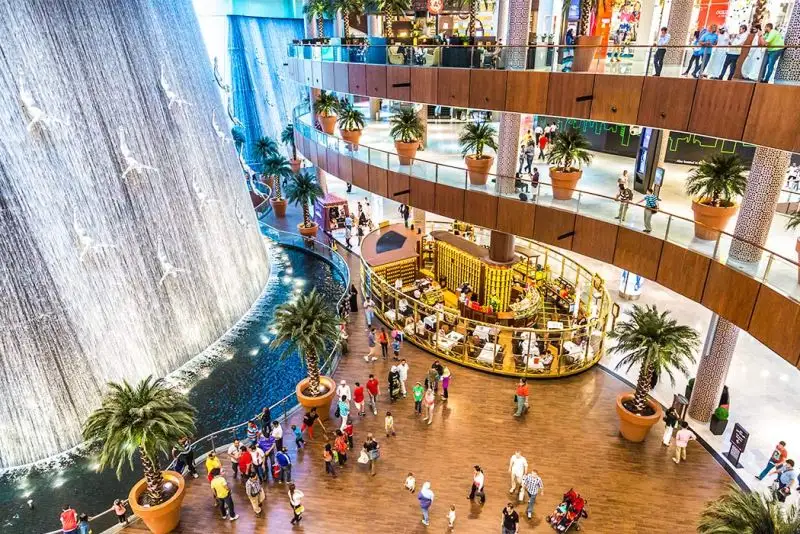 An Overview Image of Dubai Mall from Inside