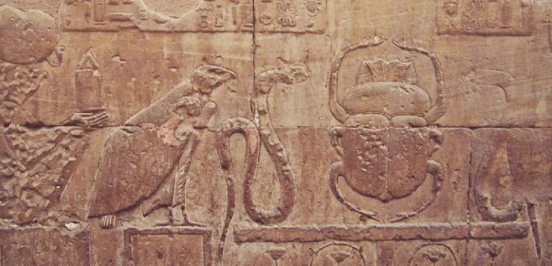 escarabajo jeroglifico egipcio