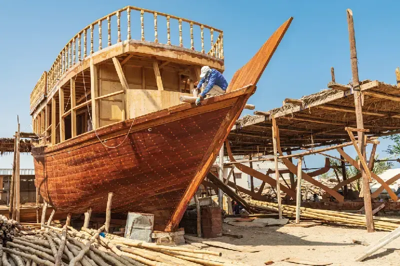 Fabbrica dei Dhow oman