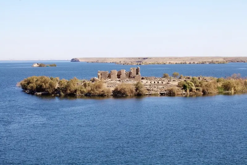 Qasr Ibrahim along Lake Nasser, Qasr Ibrim