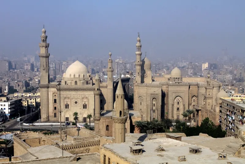 the most famous mosque in cairo Mosque and Madrasa of Sultan Hassan, Mosque and Madrasa of Sultan Hassan