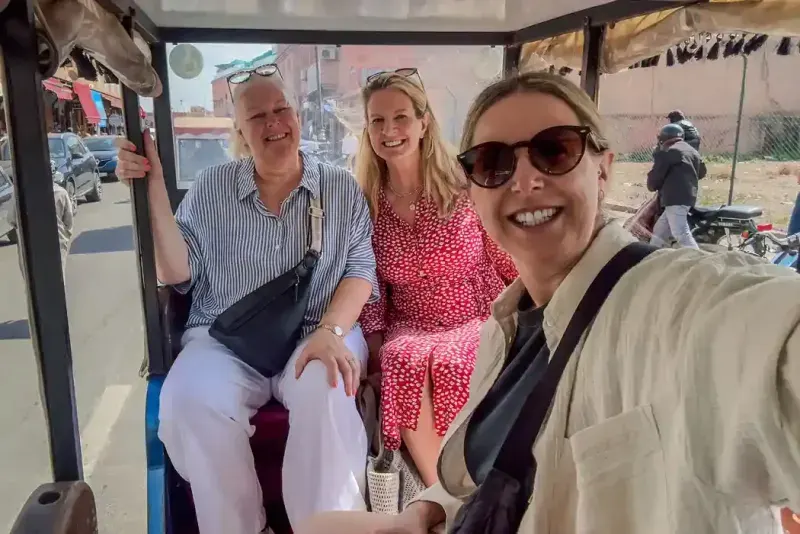 Selfie mentre esplori il Marocco