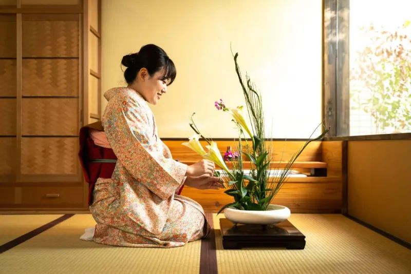 ikebana L'arte della disposizione floreale 