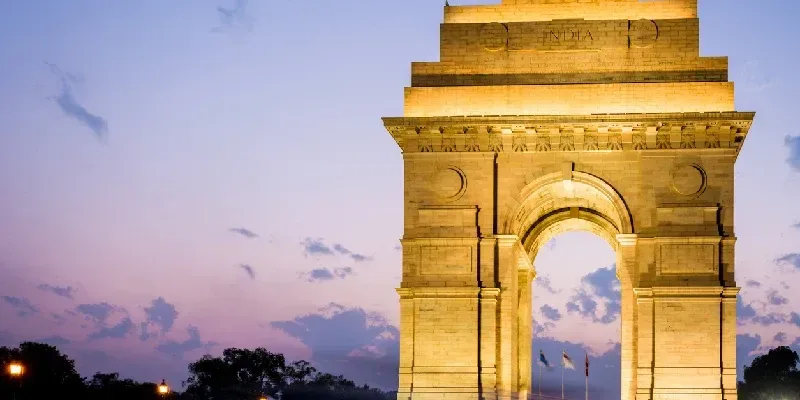 La Puerta de la India en Nueva delhi