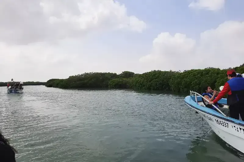 una barca a Jizan , Jizan arabia saudita