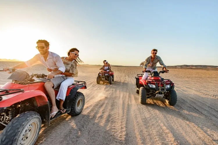 Egyptian Adventure in desert