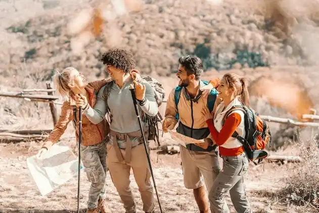 Desert hiking